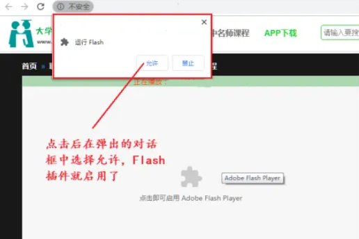 谷歌浏览器如何允许插件运行